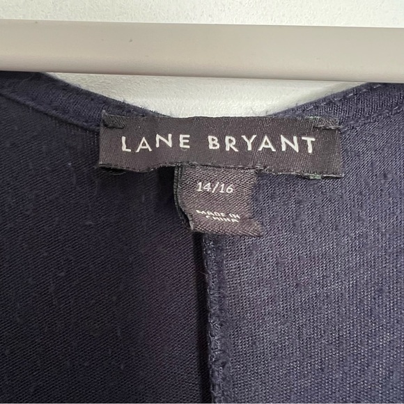 Lane Bryant Dolman-Sleeve Tie Dye Maxi Dress Black size 14/16 - Picture 6 of 10